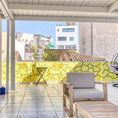 Chic Rooftop Studio W/ Terrace - Near Acropolis Athen Eksteriør billede
