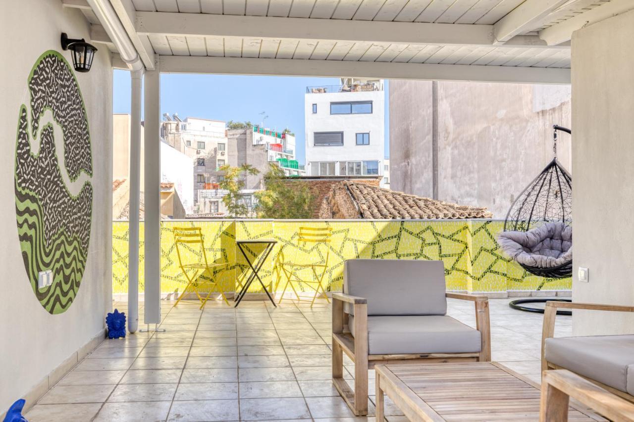 Chic Rooftop Studio W/ Terrace - Near Acropolis Athen Eksteriør billede